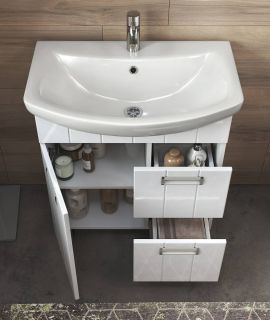 Тумба под раковину напольная Vigo Diana tn.DIA.BAL.70.1D.2Y 70 см белый